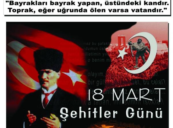 18 Mart Çanakkale Zaferi Anma Günü